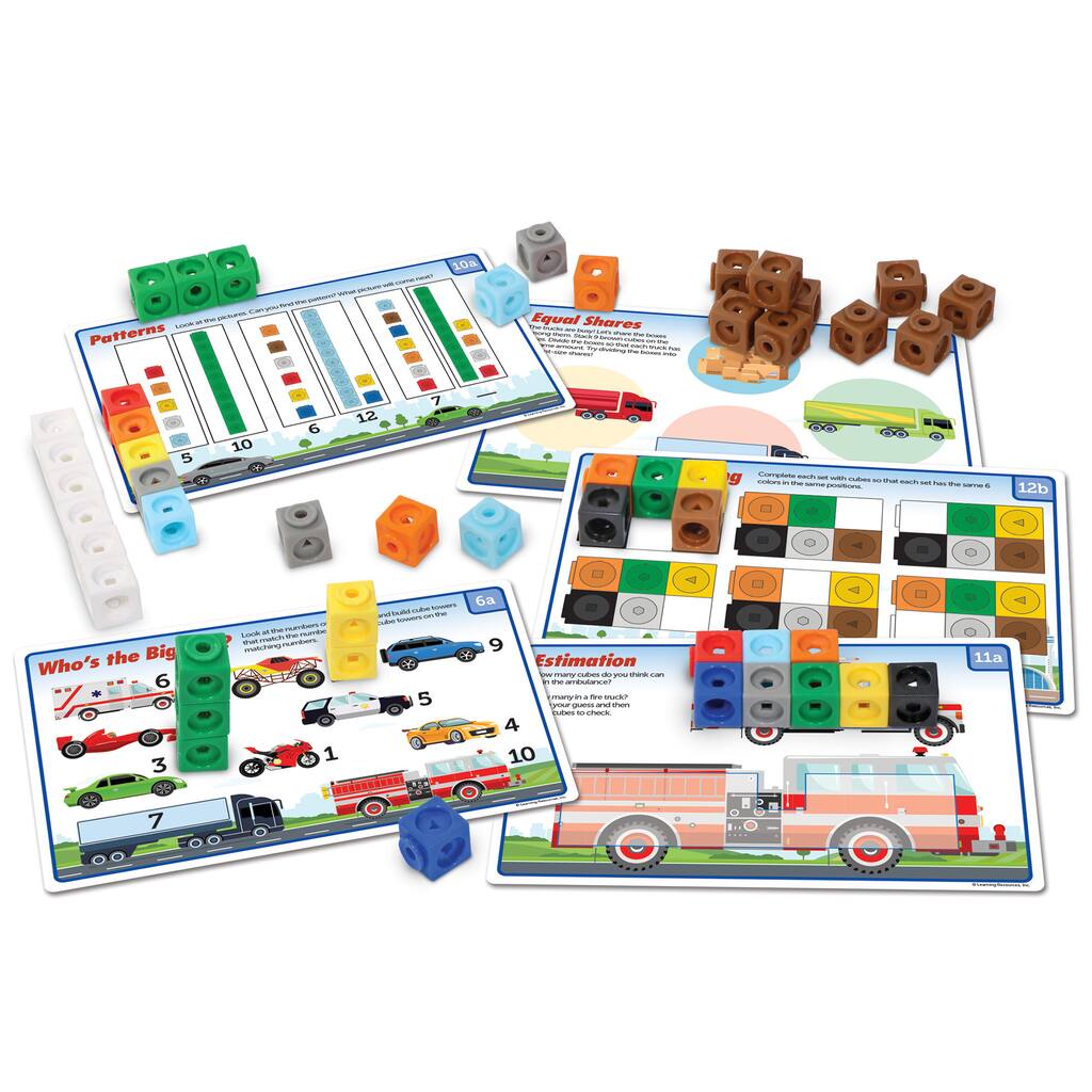 Learning Resources Mathlink Cubes Kindergarten Math Activity Set:  Mathmobiles!